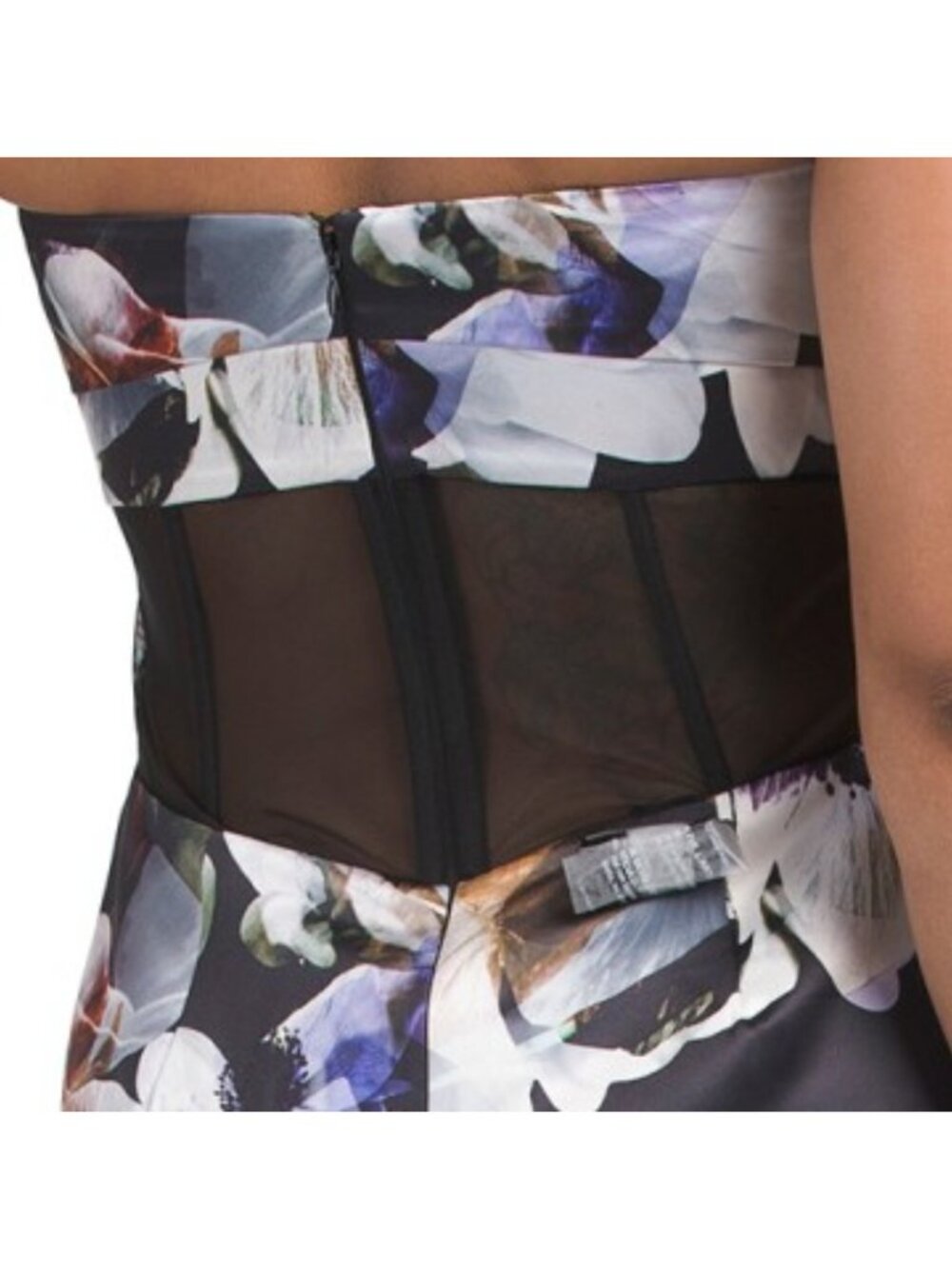 BCBGMAXAZRIA Strapless Floral Gown - Picture 5 of 5
